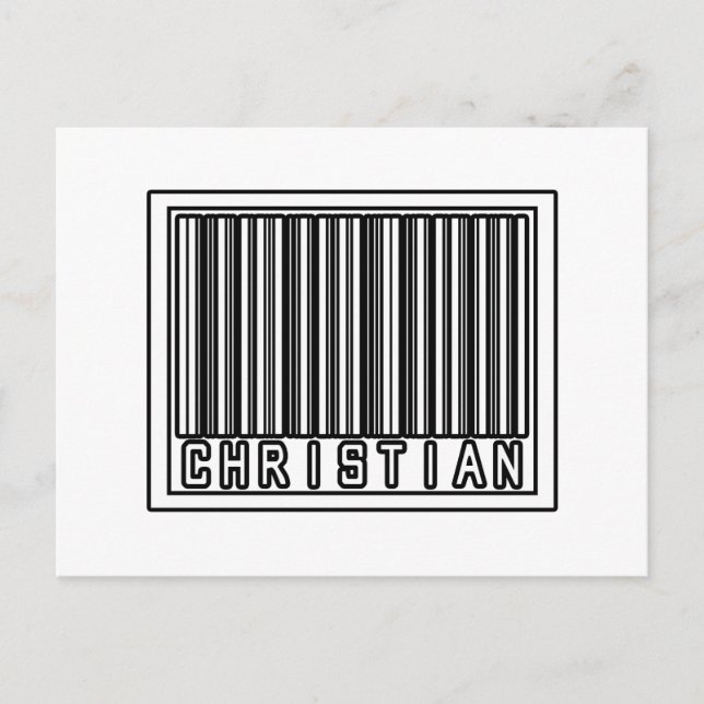 Barcode Christian Vykort (Framsida)