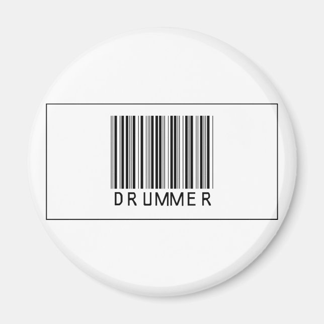 Barcode Drummer Magnet (Framsidan)