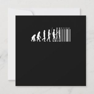 Barcode Evolution Puzzler Game Gift Inbjudningar