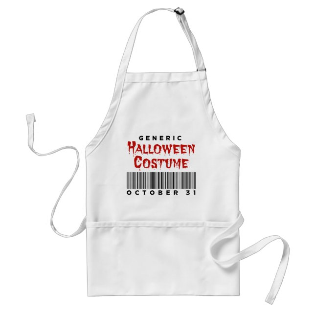 Barcode Generic Halloween Costume 31 Förkläde (Framsidan)