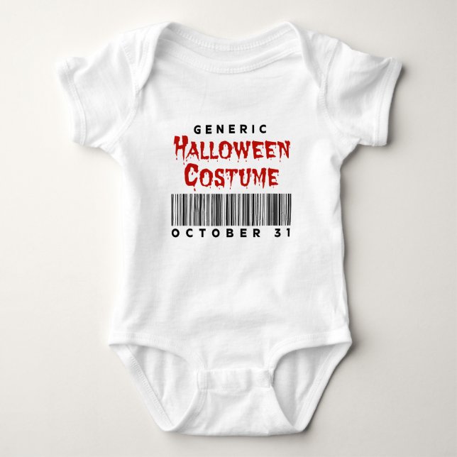 Barcode Generic Halloween Costume 31 T Shirt (Framsida)