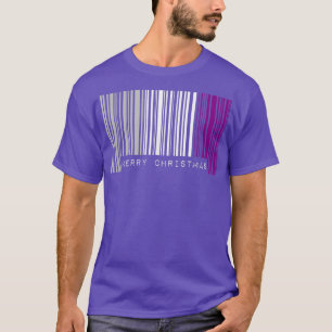 Barcode God jul Aseual Pride Flagga LGBTQ Qu T Shirt