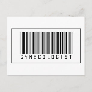 Barcode Gynecolog Vykort
