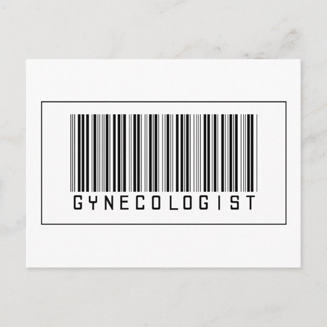 Barcode Gynecolog Vykort (Framsida)