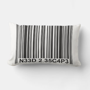 Barcode Leettalk - måste rymmas Lumbarkudde