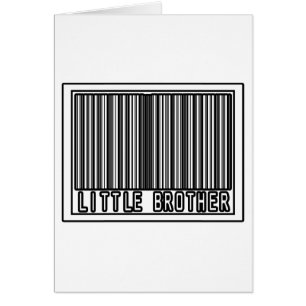 Barcode Little Brother Hälsningskort