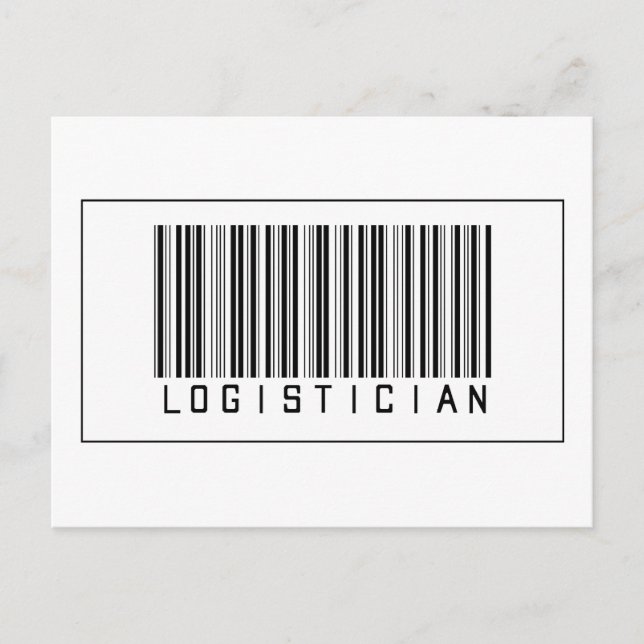 Barcode Logistician Vykort (Framsida)