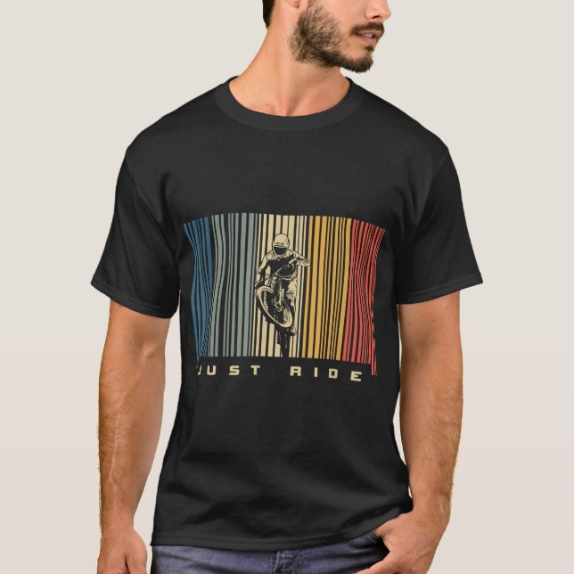 Barcode MTB Mountain Bike Apparel - MTB Mountain B T Shirt (Framsida)