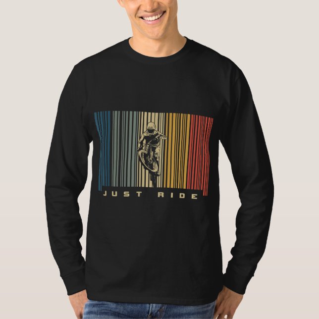 Barcode MTB Mountain Bike Apparel - MTB Mountain B T Shirt (Framsida)