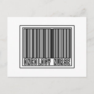 Barcode Oncology Nurse Vykort