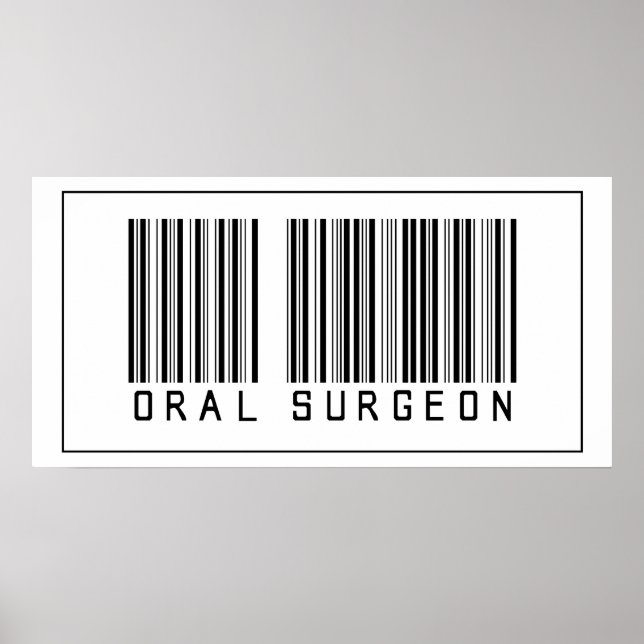 Barcode Oral Surgeon Poster (Framsidan)