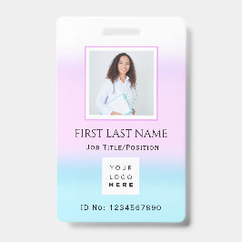 Barcode Photo Nurse Doktor Health Care ID Rosa