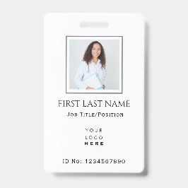 Barcode Photo Therapist Nurse Doktor Health IDCard