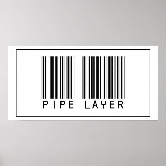 Barcode Pipe Lagrar Poster (Framsidan)