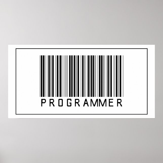 Barcode Programmer Poster (Framsidan)