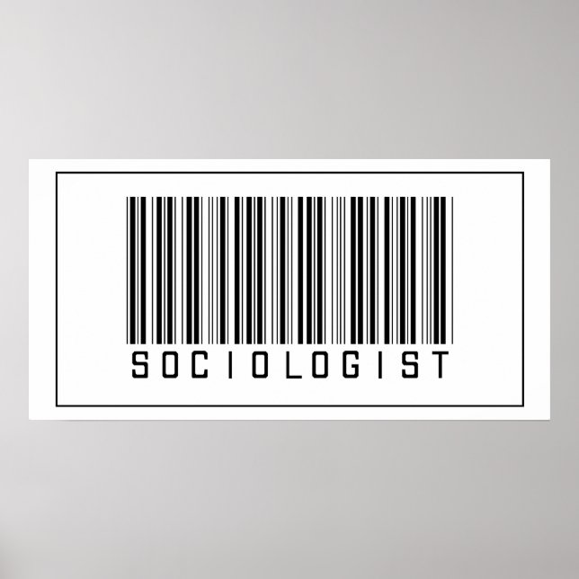 Barcode Sociolog Poster (Framsidan)