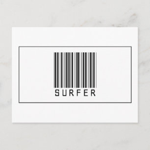 Barcode Surfer Vykort
