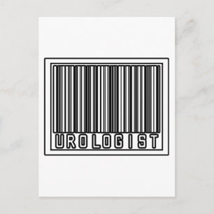 Barcode Urologist Vykort