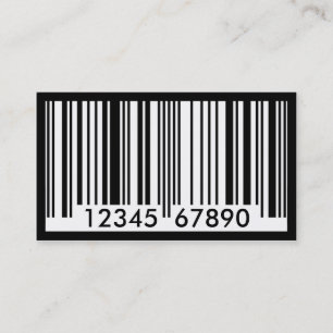 barcode visitkort