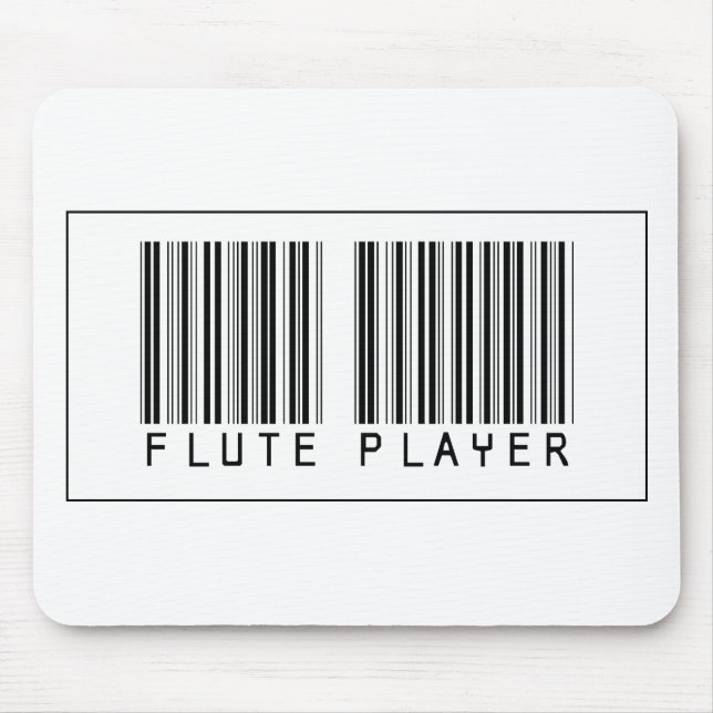 Barcodeflöjtspelare Musmatta (Framsidan)