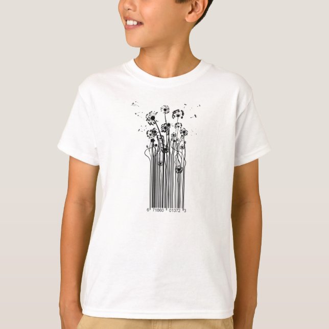 BarcodemaskrosSilhouette Tee Shirt (Framsida)