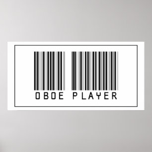 BarcodeOboe spelare Poster