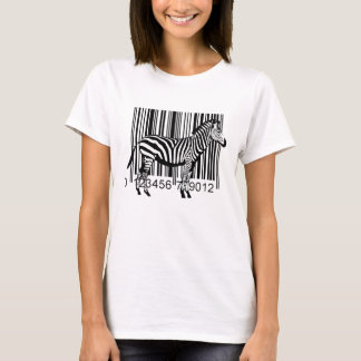 Barcodesebraillustration T-shirt