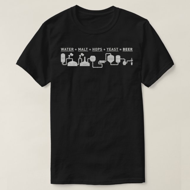 Bärcykeldiagram Skapar för homebrev T Shirt (Design framsida)