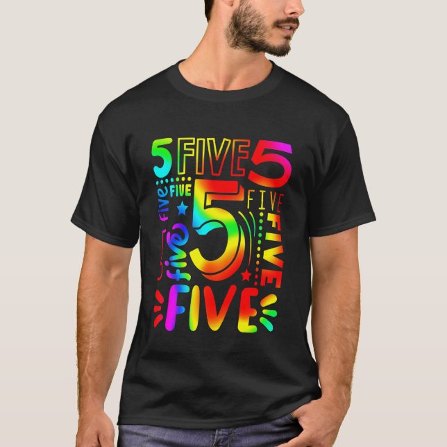 Bard Boys 5:e födelsedag Flickor 5:e födelsedag T Shirt (Framsida)