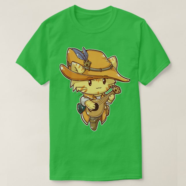 Bard Cat T Shirt (Design framsida)