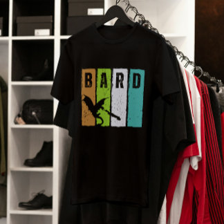 Bard Dungeon Fantasy Role play Grunge T-Shirt