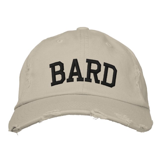 Bard Embroized Hat Broderad Keps (Framsida)