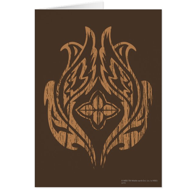 BARD-symbolen BOWMAN™ Hälsningskort (Framsidan)