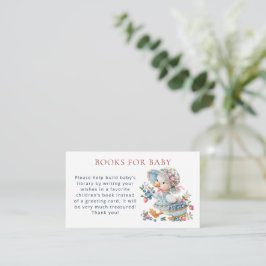 Bärdårgalås Blåbärsböcker för Baby Shower Tilläggskort