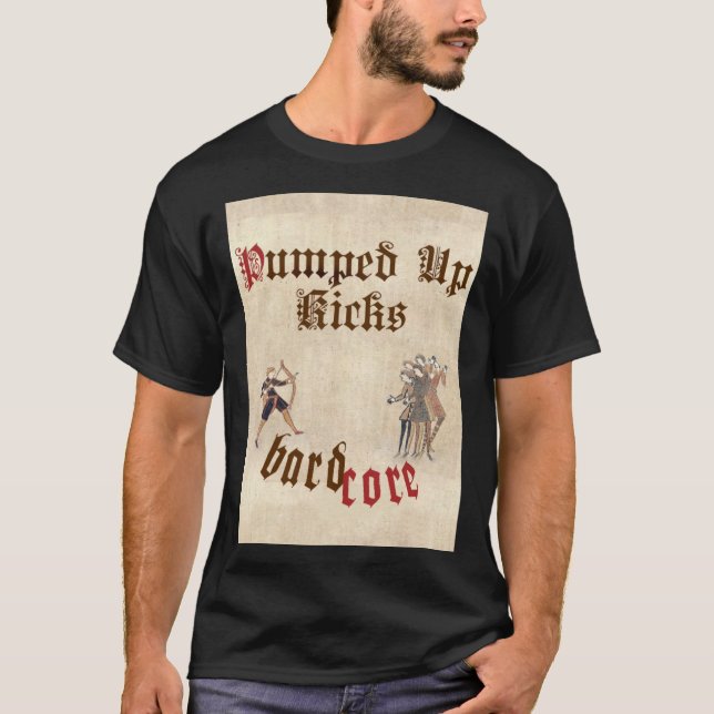 Bardcore Pumped UP Kicks BARDCORE1458p T Shirt (Framsida)