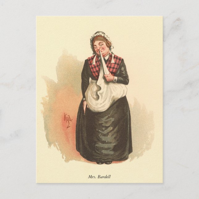 Bardell av Kyd - Dickens' the Pickwick  Vykort (Framsida)