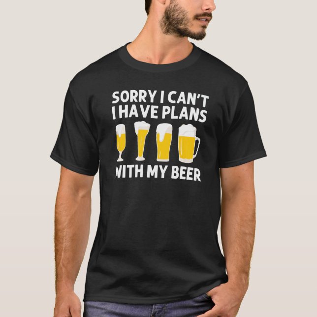 Bärdesign För manar kvinnor Cerveza Drinkers Alcoh T Shirt (Framsida)