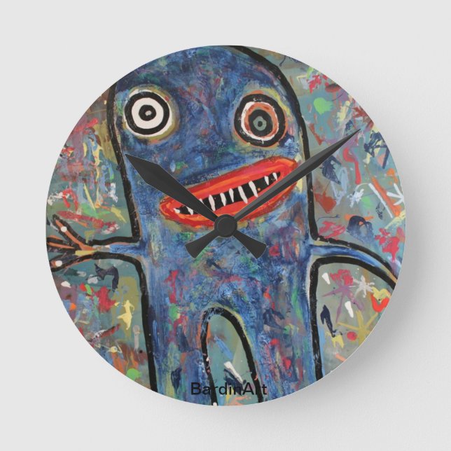 BardinArt Clock "Lawrence Welk" Rund Klocka (Framsida)