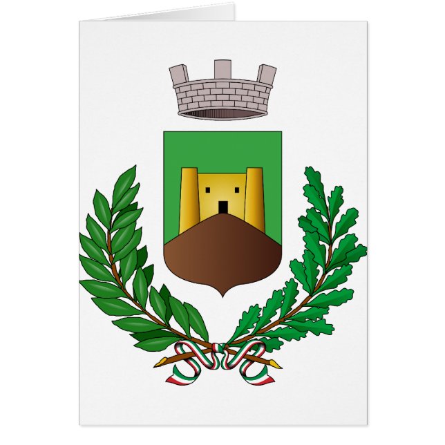 Bardineto Stemma, italien Hälsningskort (Framsidan)