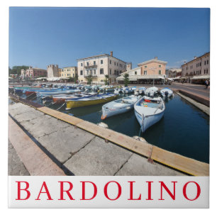 Bardolino Sjö Garda keramik Kakelplatta