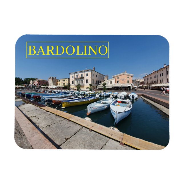 Bardolino Sjö Garda-kylmagnet Magnet (Horisontell)