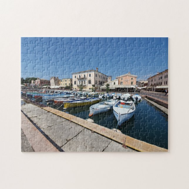 Bardolino Sjö Garda puzzle Pussel (Horisontell)
