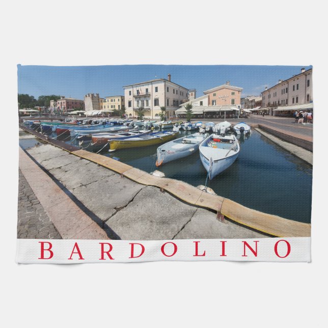 Bardolino Sjö Garda tea towel Kökshandduk (Horisontell)