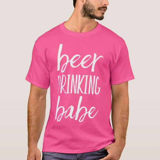 Bärdrör Babe - Roligt Bonfire Campfire Apparel T Shirt (Framsida)