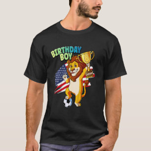 Bards 6e Birthday Boy Soccer 6 år gammal T Shirt