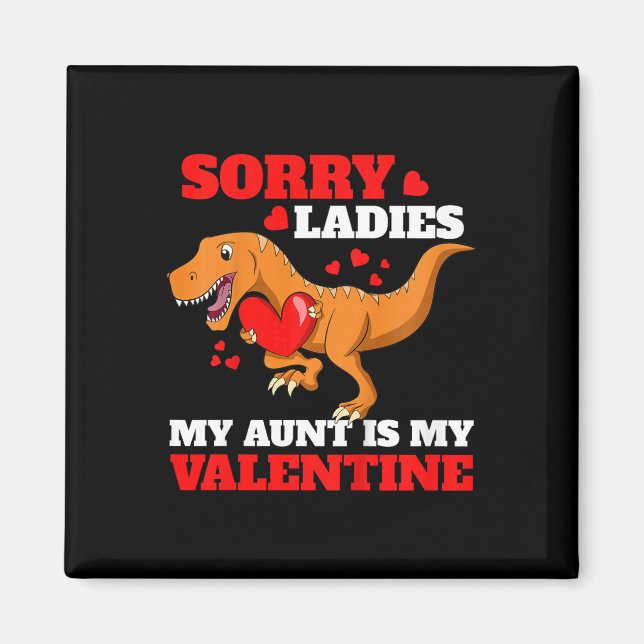 Bards Auntie Valentines day för Moster är min vale Magnet (Framsidan)