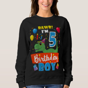 Bards barn 5 år gammal Dino Loving 5:e födelsedags T Shirt