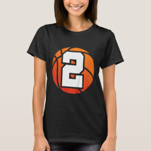 Bards Basketball Birthday Number 2 för 2 år sedan T Shirt