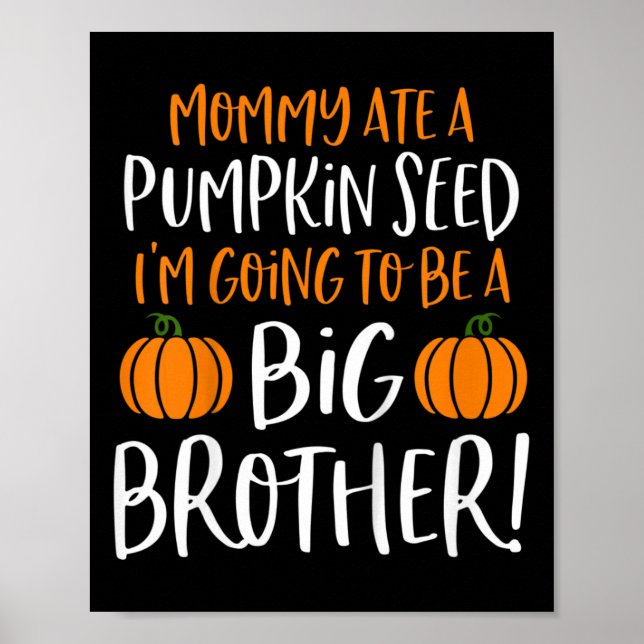 Bards Big Brother Fall Gravid Announcement Hallo Poster (Framsidan)