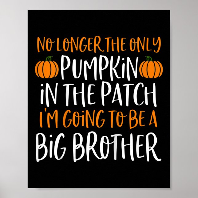 Bards Big Brother Fall Gravid Announcement Hallo Poster (Framsidan)